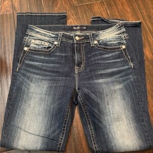 Miss Me Dark Blue Boot Cut Jeans